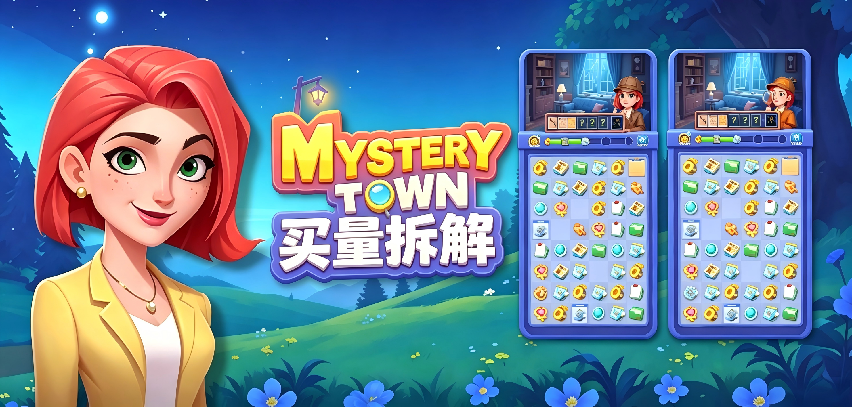 素材情报 | 《Mystery Town》买量拆解：Oakever首入中国手游发行商收入TOP30靠的是什么