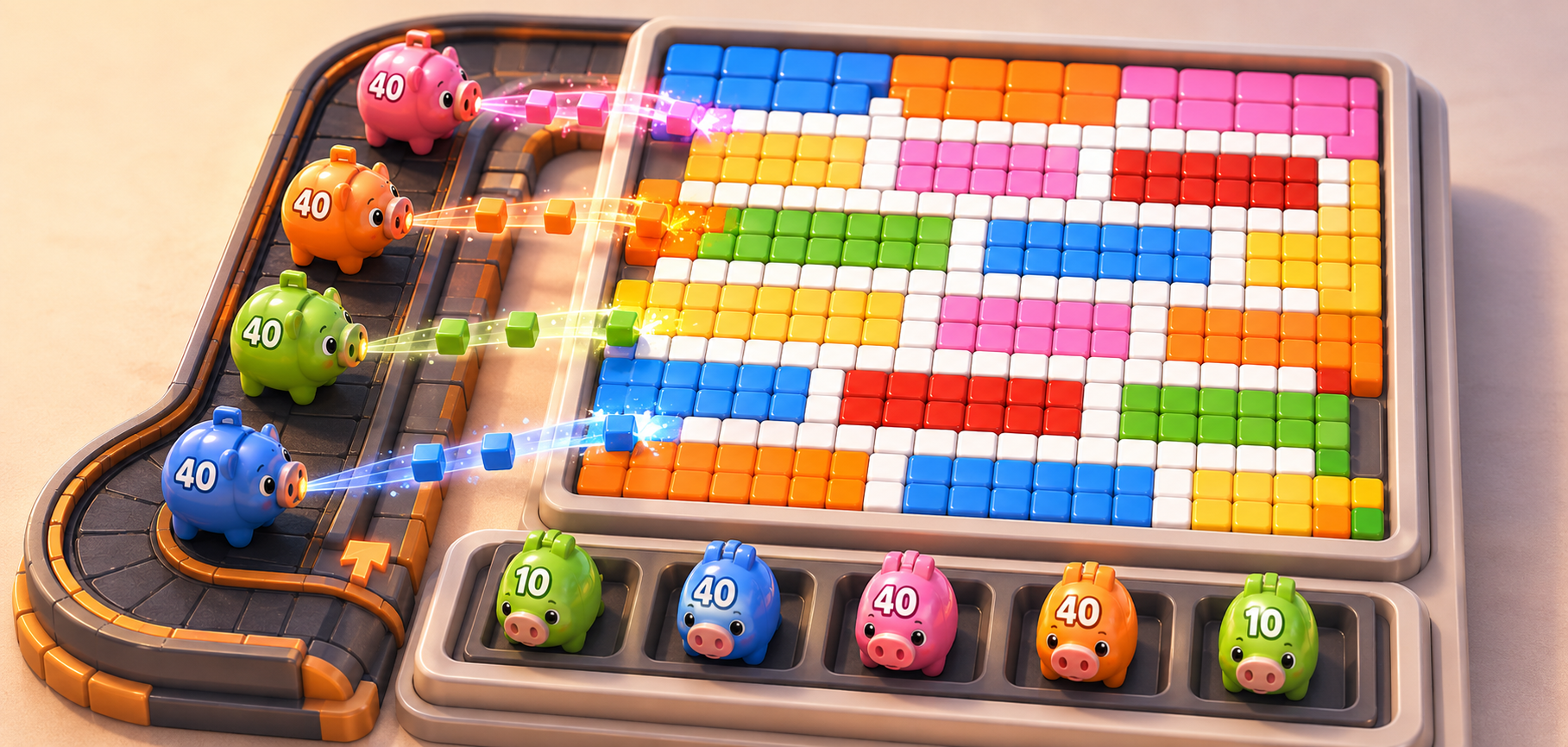 Pixel Flow! 买量拆解:IAP 破亿的物理解谜新品,5月买量策略全拆解
