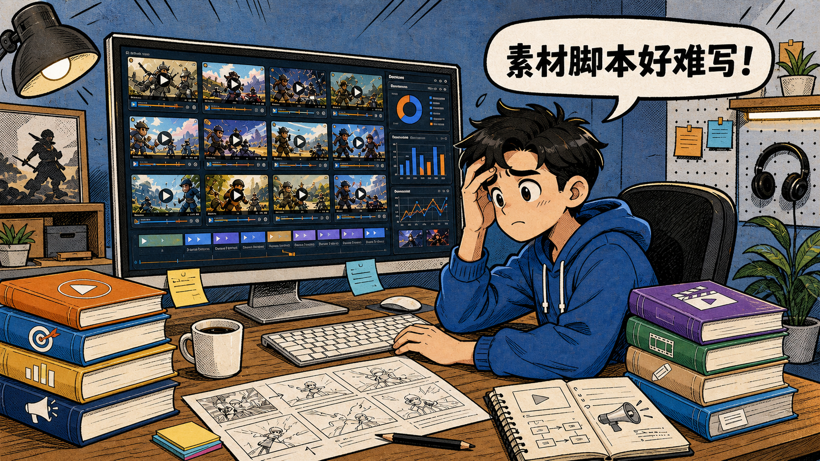 AI怎么分析游戏广告素材?5步做完竞品复盘