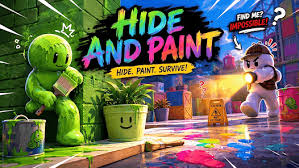 Steam涂色躲猫猫《MECCHA CHAMELEON》爆火后,移动端同类产品《Painty Hide n Seek》首月下载接近377万