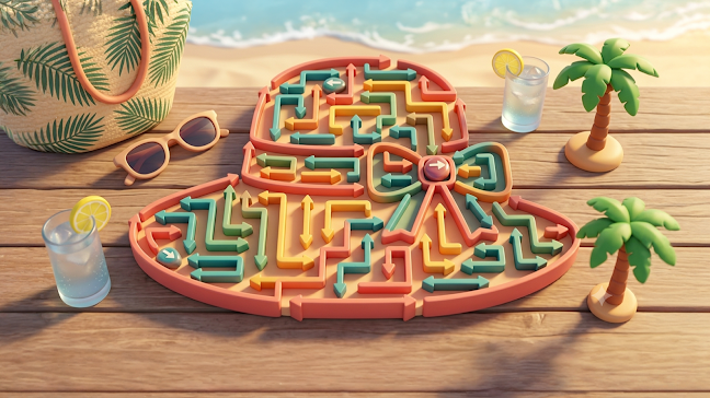 《Amaze GO!》买量观察:一个极简箭头玩法,如何撑起多套跑量素材?
